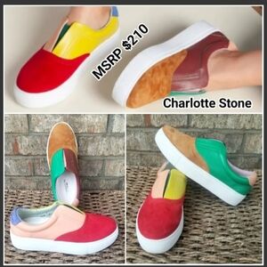 Charlotte Stone  Unique MULTICOLOR Block Platform Sneakers (Size 9) UNISEX Shoes